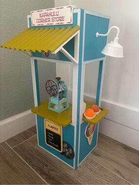 American Girl Doll Nanea’s Shave Ice Shop with accessories as shown